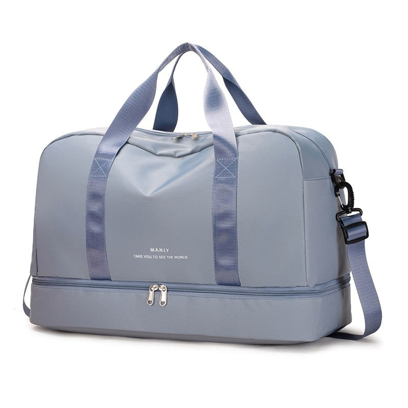 Sac De Sport Licorne Imperméable Pour Fille - Compartiment Chaussures Et Humide - Pour Gym, Yoga, Voyage