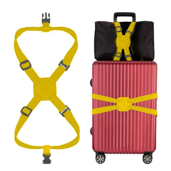 Sangle pour valise de voyage jaune