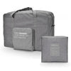 Sac de voyage pliable en tissu gris