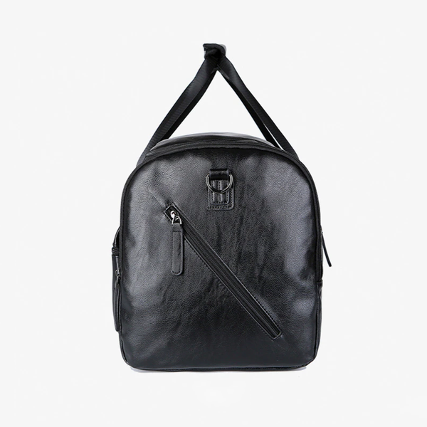 Sac de voyage homme rétro noir coté