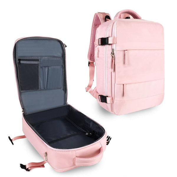 Sac à dos voyage cabine femme rose