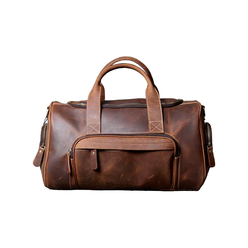 Sac de voyage cuir homme marron clair