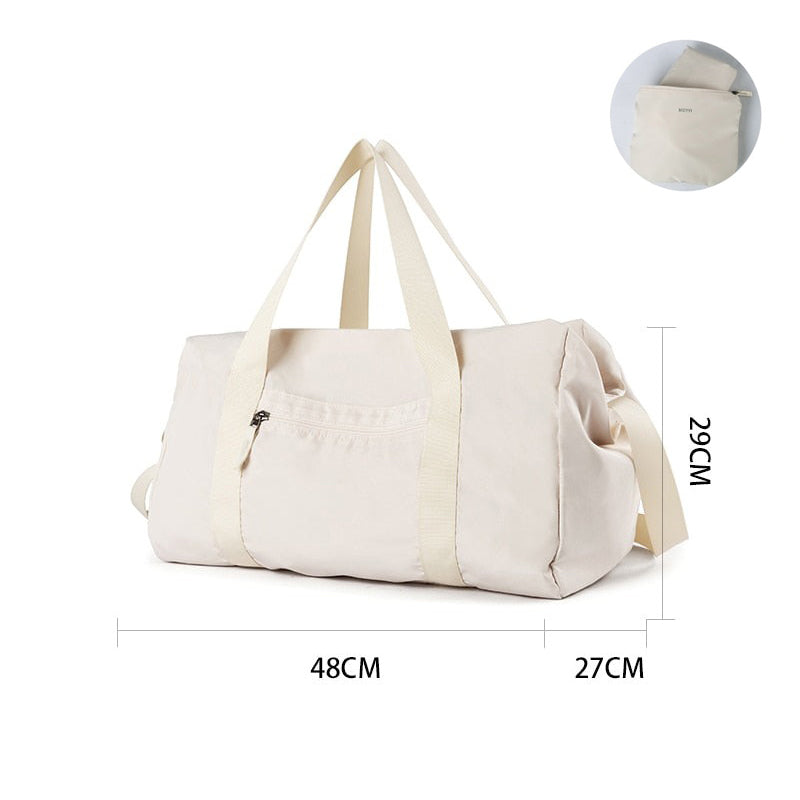 Sac de voyage pliable homme blanc