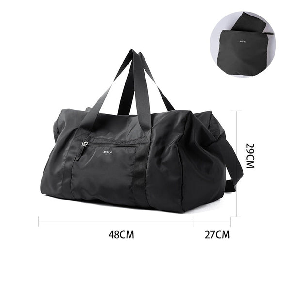 Sac de voyage pliable homme noir