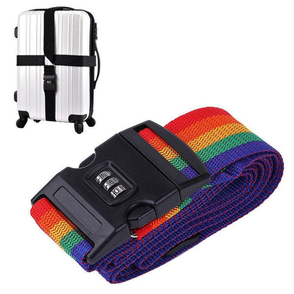 Sangle pour valise avec code multicolore