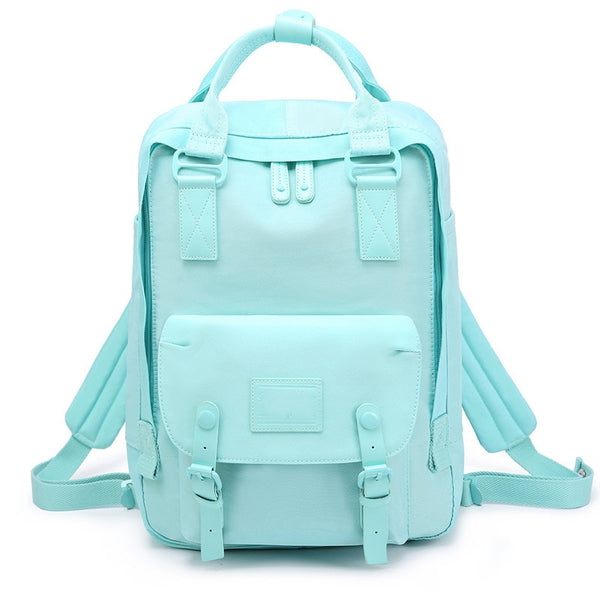 Sac à dos femme tendance ordinateur turquoise