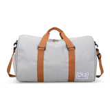 Sac de voyage à anse avec compartiment chaussures gris