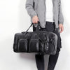 Sac de voyage homme rétro noir