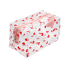 Trousse de toilette transparente rouge