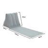 Coussin gonflable plage gris