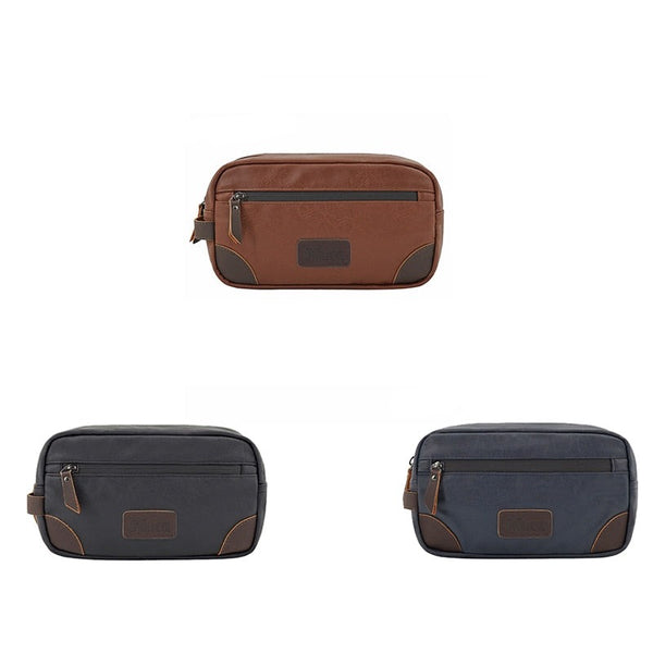 Trousse de toilette homme cuir marron