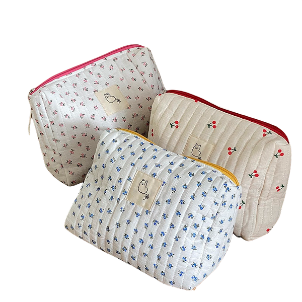 Trousse de toilette gaze de coton