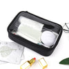 Trousse de maquillage transparente