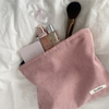 Trousse de toilette velours rose