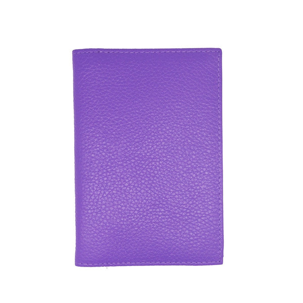 Greyoe Pochette Passeport Cuir PU Violet + Étiquette Bagage – Set Voyage Élégant Et Pratique Homme/Femme