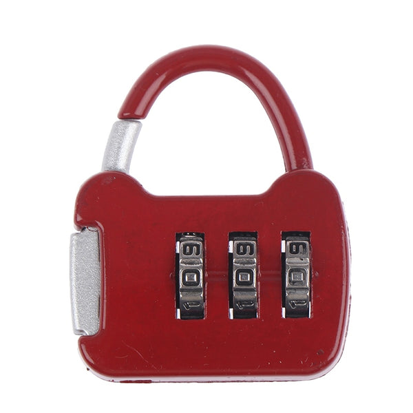 Cadenas valise a chiffres rouge