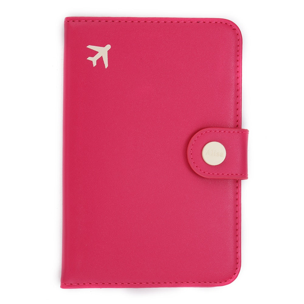 Étui à Cartes En Cuir Imprimé Graffiti - Porte-Passeport Voyage Homme Et Femme - Noir