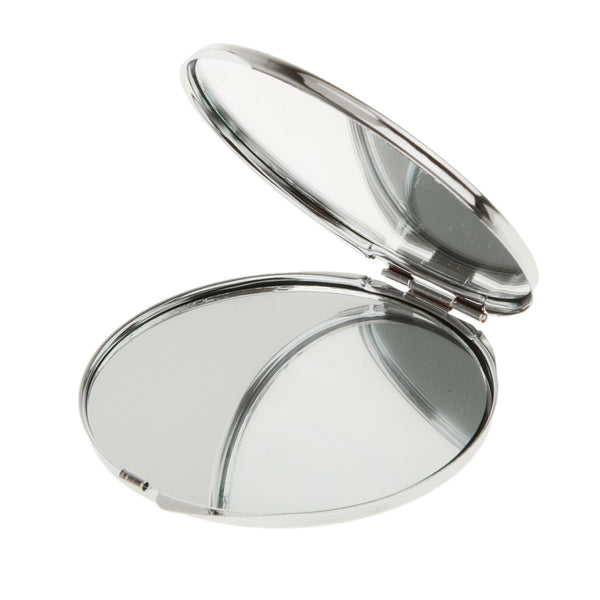 Miroir de poche argent