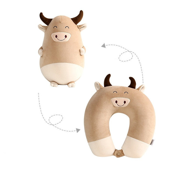 Coussin de voyage vache