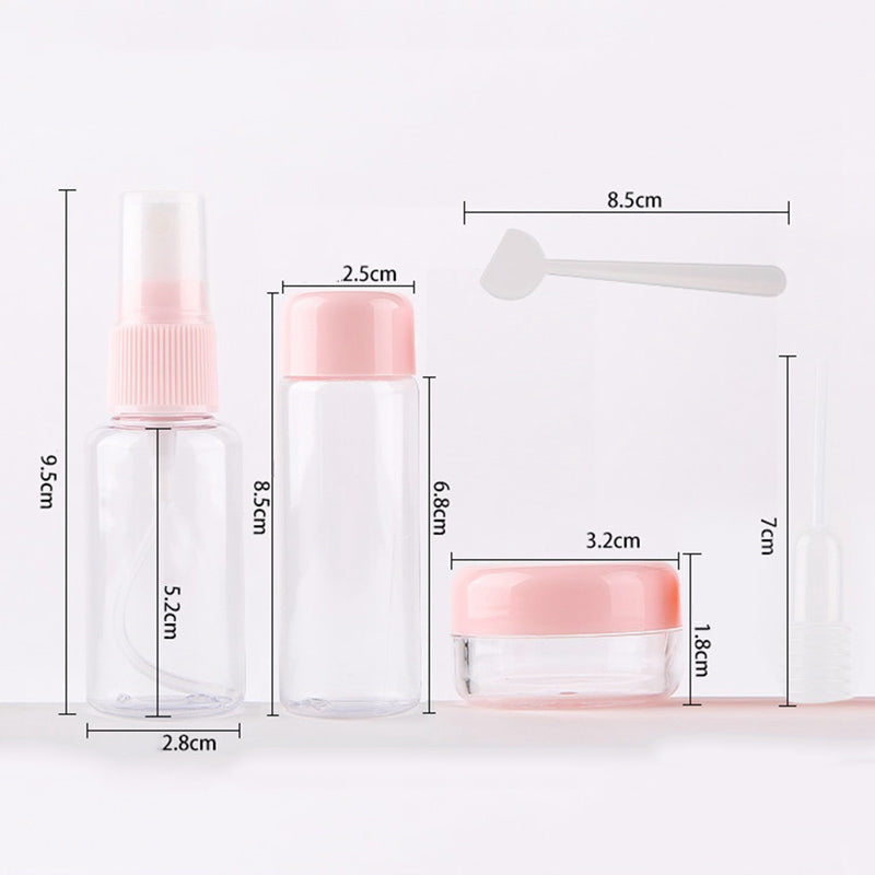 Kit De 8 Flacons De Voyage Silicone Et PET - 30ml & 90ml, étanches, Pour Trousse De Toilette (lot) Récipient Voyage 30ml 90ml Kit De 8 Flacons De Voyage Silicone Et PET - 30ml & 90ml, étanches, Pour Trousse De Toilette (lot) Récipient Voyage 30ml 90ml
