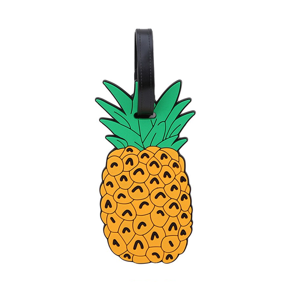 Etiquette valise ananas