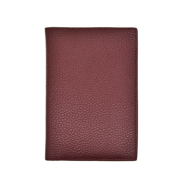 Protège passeport Luxe en cuir marron - simple 2 volets - PM-032-01 Protège passeport Luxe en cuir marron - simple 2 volets - PM-032-01