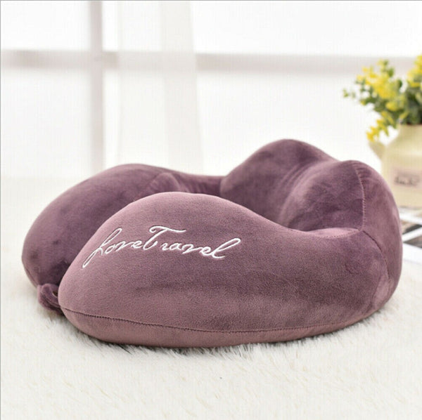 Coussin de voyage violet