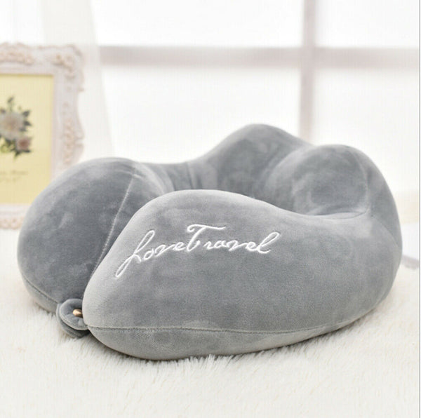 Coussin de voyage gris