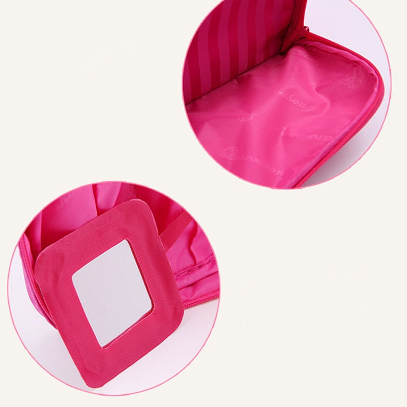 Trousse de toilette rose