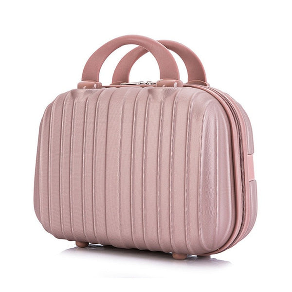 Trousse de toilette de voyage femme rose gold