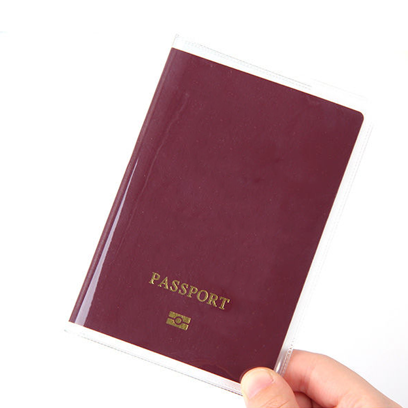 Etui passeport transparent