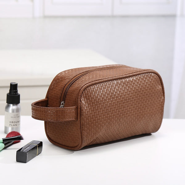 Trousse de toilette cuir femme