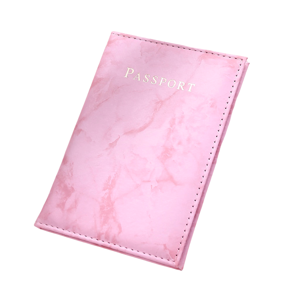 Etui passeport rose