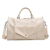 Sac de voyage en cuir femme blanc