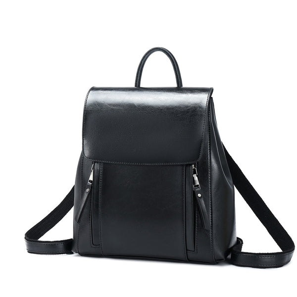 Sac à dos cuir pour femme noir