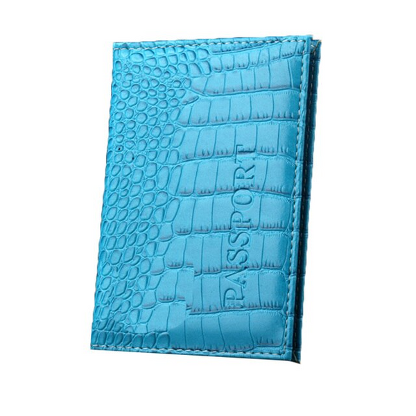 Etui passeport croco